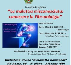 5 Aprile 2019 “La malattia misconosciuta: conoscere la fibromialgia”